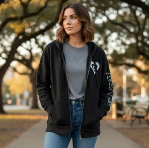 Old Navy 'Love" Zip Up Hoodie